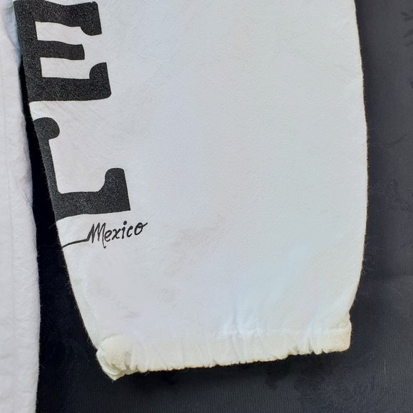 Cozumel Mexico Men's Medium ? Vintage Zip Jacket 90s Hoodie White Light Vacation - Picture 9 of 15